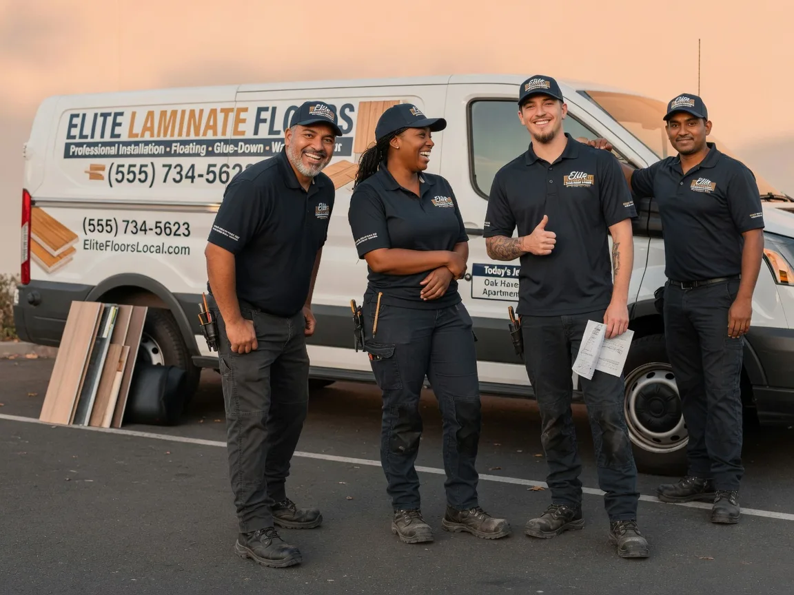 Laminate flooring installation company in Portland, OH